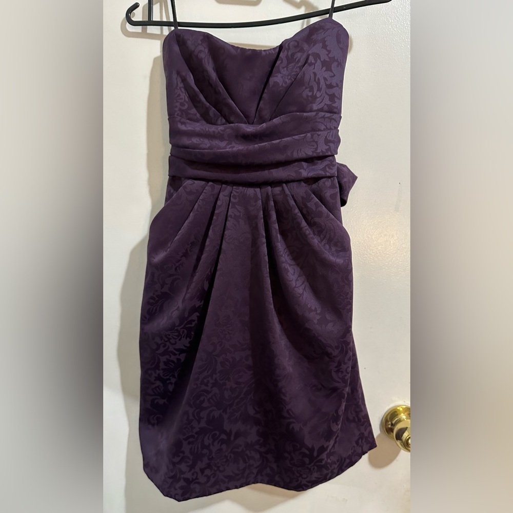 Strapless cocktail dress